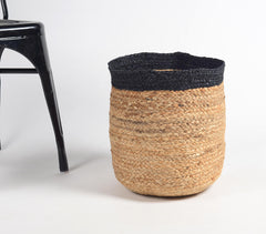 Hand Braided Jute Basket