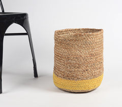Hand Braided Jute Basket