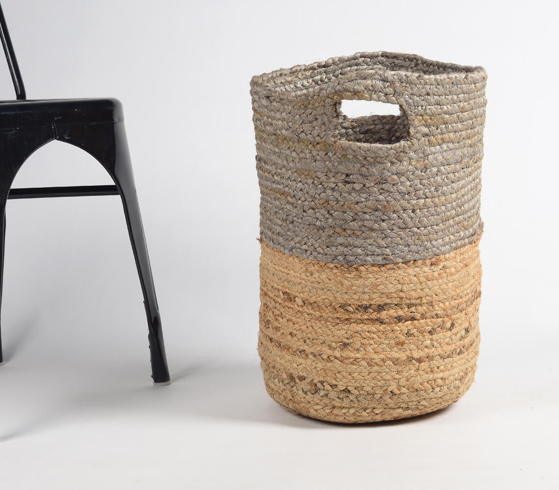 Hand Braided Jute Basket
