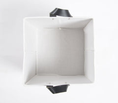 Crochet Square Cotton Foldable Storage Hamper