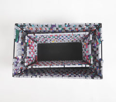 Multicolor Cotton Cord Baskets (Set of 2)