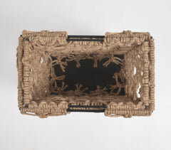 Knotted Jute & Iron Baskets (Set of 2)