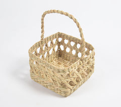 Kauna Grass Fruit Basket with Handle