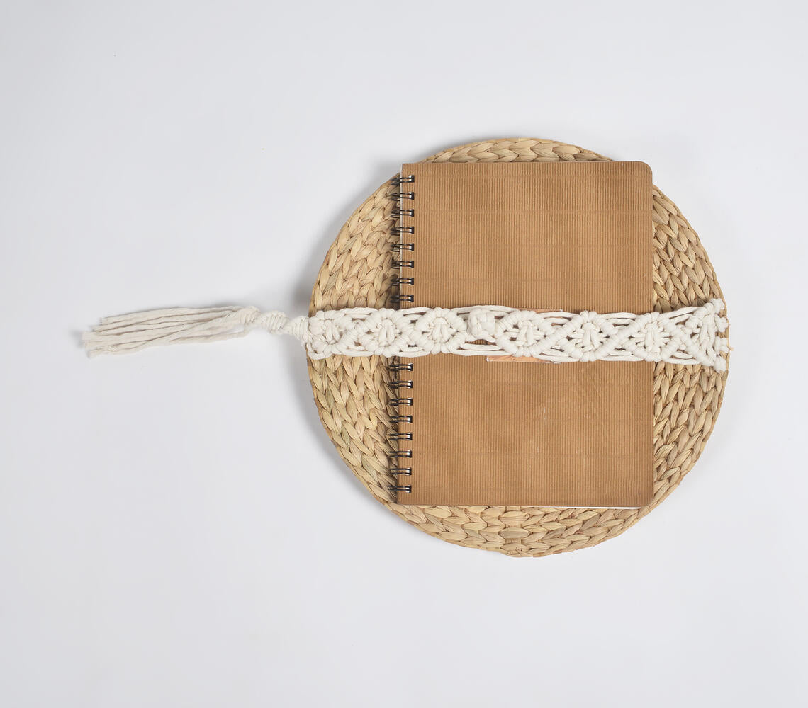Macrame Magazine Holder