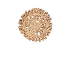 Braided Jute Floral Wall Art (Set of 2)