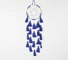 Starry Navy Blue Tasseled Wall Decor