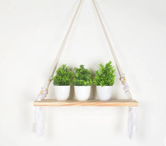 Boho Wall Hanging Shelf