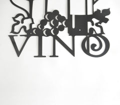 Iron Wine & Grapes Wall Decor