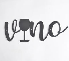 Iron 'Vino' Wall Décor