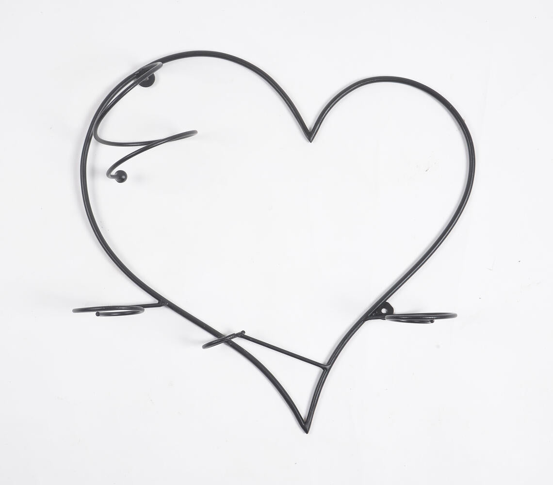 Handmade Iron Heart Wall Décor