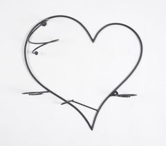 Handmade Iron Heart Wall Décor