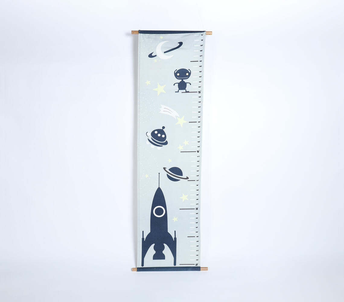 Cosmic Cotton Growth Chart Wall Hanging