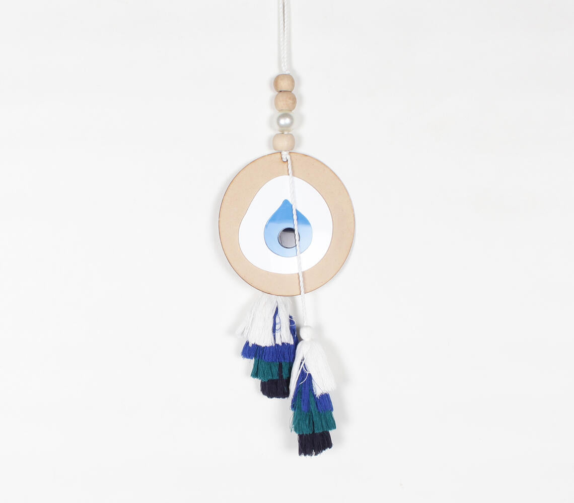 Evil Eye Tasseled Wall Hanging