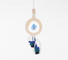 Evil Eye Tasseled Wall Hanging