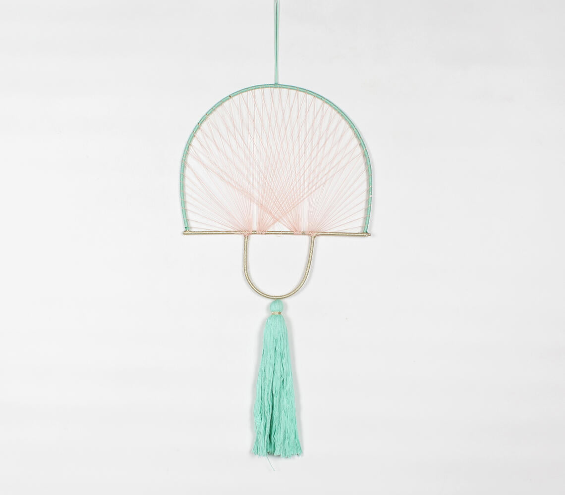 Mint Green Tasseled Wall Decor