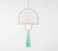 Mint Green Tasseled Wall Decor