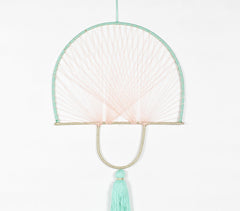 Mint Green Tasseled Wall Decor