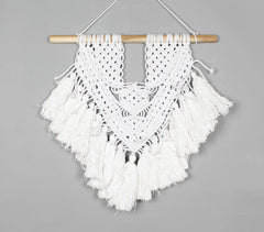 Cotton Macrame Tasseled Wall Decor