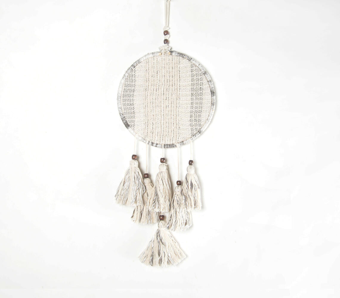 Monochrome Tasseled Dreamcatcher