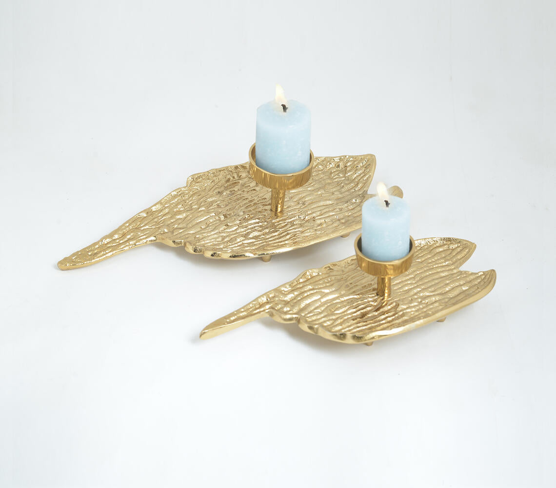 Abstract Fish Aluminium Tealights (Set of 2)