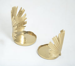 Palm Leaf Aluminium Hurricanes (Set of 2)