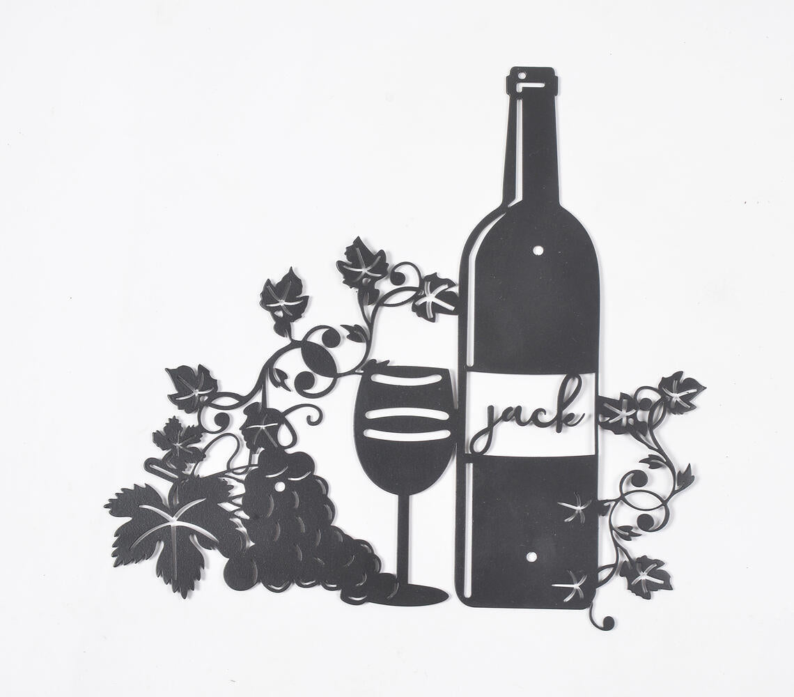 Iron Jack Wine and Grapes wall decor