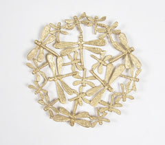 Gold-Toned Dragonfly Tabletop Decorative