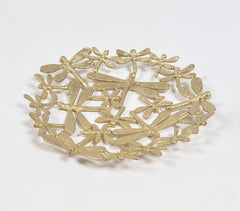 Gold-Toned Dragonfly Tabletop Decorative