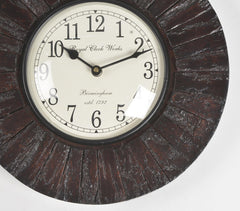 Vintage Wooden Royal Birmingham Wall Clock