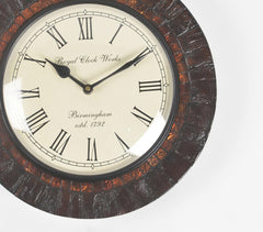 Hues of Lava Royal Birmingham Wall Clock