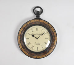 Earthy Wooden Royal Birmingham Wall Clock