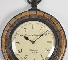 Earthy Wooden Royal Birmingham Wall Clock