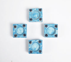 Pottery Ceramic Tealight Holders (Set of 4)