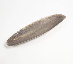 Ashy Antique Aluminium Oblong Decorative Tray