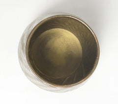 Antique Gold-Toned Iron Votive