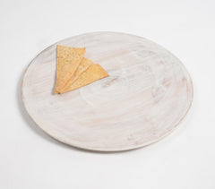 Distressed Wooden Classic Charger Plate