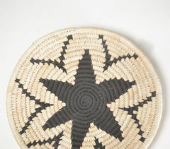 Handwoven Floral Round Wall Plate