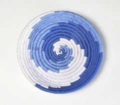 Handwoven Spiral Wave Wall Plate