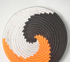 Handwoven Spiral Wall Plate