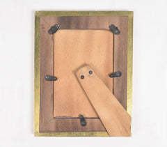Diamond Distress Finish MDF & Brass Photo Frame