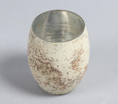 Rustic Handcrafted Glass Votive