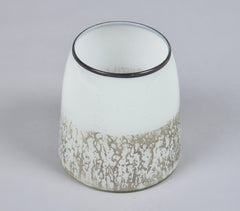 Drip Frosted Abstract Glass Votive