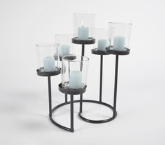 Minimal Black Matt Aluminium Tea Light Holder