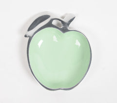 Enamelled Aluminium Mint Apple Tabletop Decor
