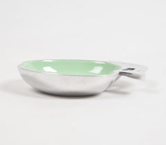Enamelled Aluminium Mint Apple Tabletop Decor