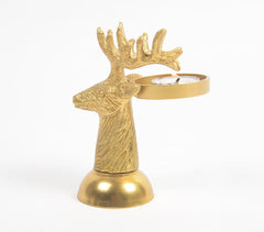 Statement Christmas Reindeer Tea Light Stand