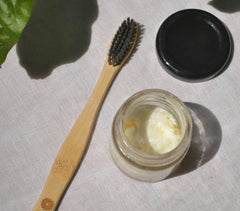 Handcrafted Bamboo Toothbrush With Charcoal Bristles