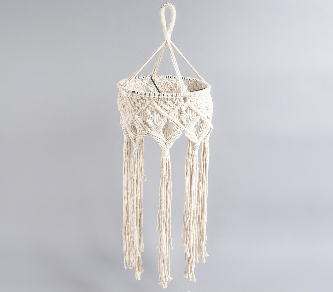 Bohemian Macrame Hanging Lamp