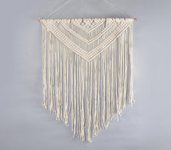 Boho Layered Macrame Wall Hanging Q1