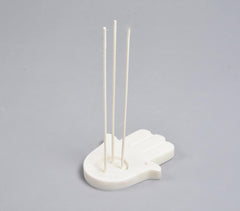 Classic Unity Hamsa Hand Marble Incense Stick Holder